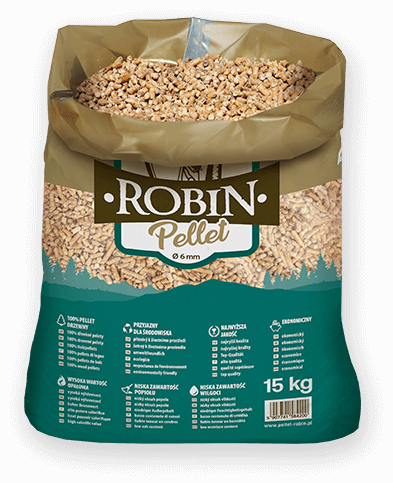 worek pelletu opałowego Robin do kupienia w Lipsku lub sklepie internetowym